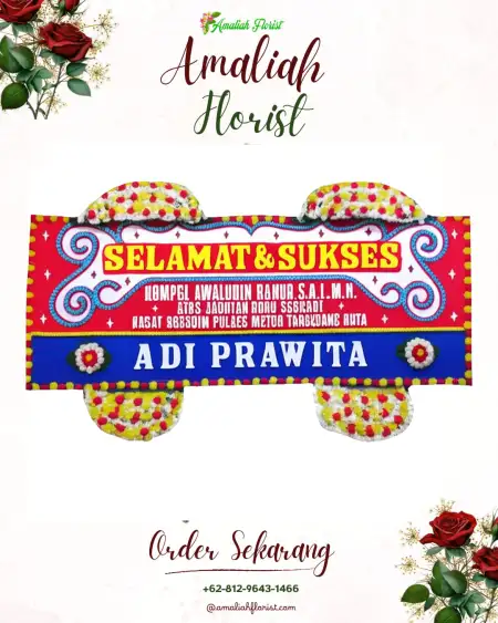 Papan Bunga Ucapan Selamat Pagundan